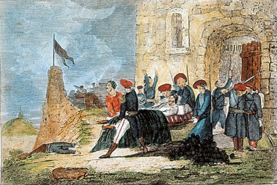 Első karlista háború: Bilbao ostroma (1835) alkotó: Francisco Sainz y Pinto