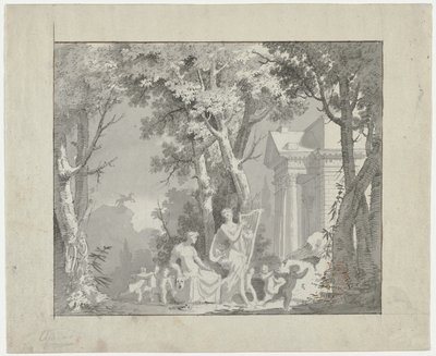 Klasszikus jelenet, 1775-1800. alkotó: Francisco Vieira