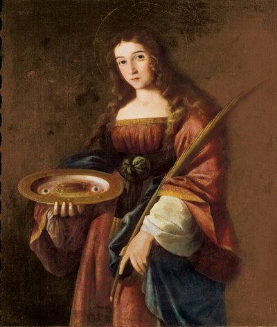 Szent Lucy alkotó: Francisco de (circle of) Zurbaran