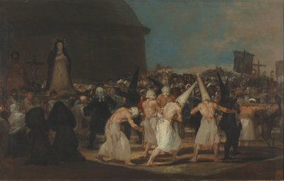 A zászlósok felvonulása alkotó: Francisco de Goya
