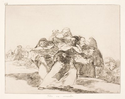 Minden rosszul sül el (42) alkotó: Francisco de Goya