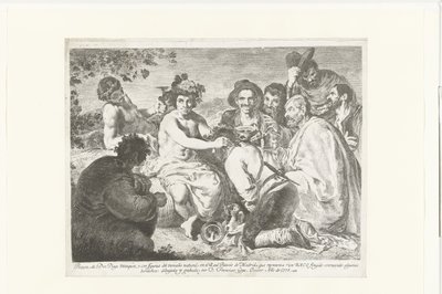 Bacchus a donkaardokban Baco (cím a tárgyon) A Részegek alkotó: Francisco de Goya