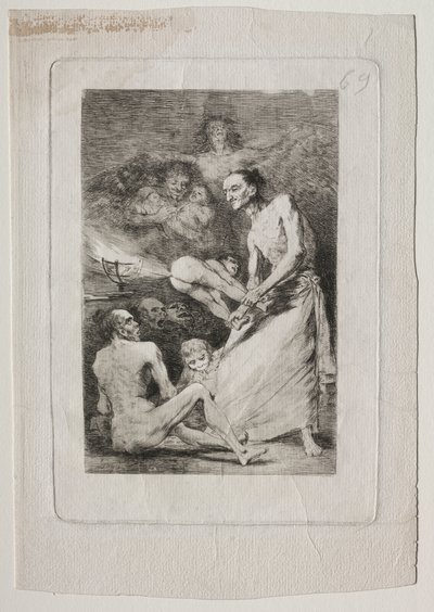 Caprichos: Fújj alkotó: Francisco de Goya