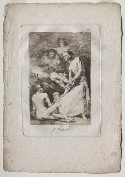 Caprichos: Fújj alkotó: Francisco de Goya