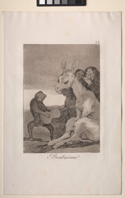 Szeszélyek: Bravó! alkotó: Francisco de Goya