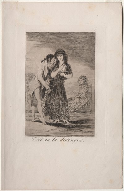 Caprichos: Még így sem tudja kihozni. alkotó: Francisco de Goya