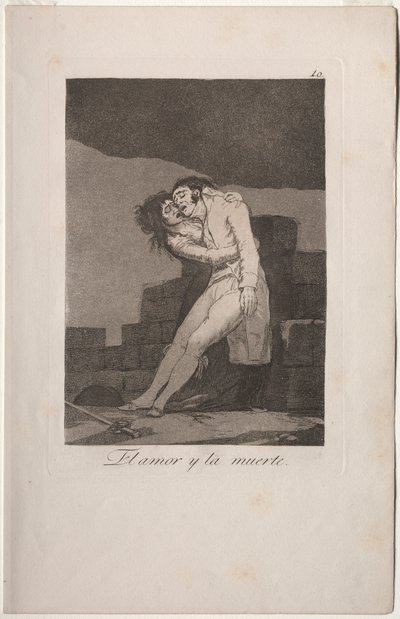 Caprichos: Szerelem és halál alkotó: Francisco de Goya