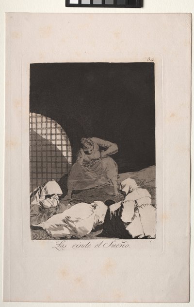 Caprichos: Az alvás legyőzi őket alkotó: Francisco de Goya
