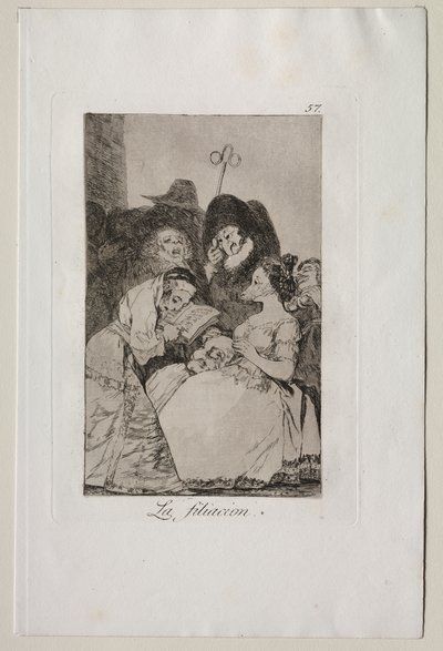Caprichos: A filiáció alkotó: Francisco de Goya