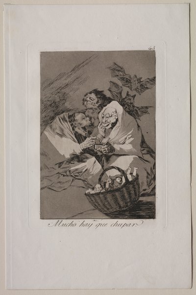 Caprichos: Rengeteg szívnivaló van alkotó: Francisco de Goya