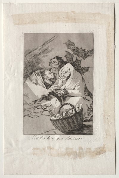 Caprichos: Van sok szopnivaló, 1799. alkotó: Francisco de Goya
