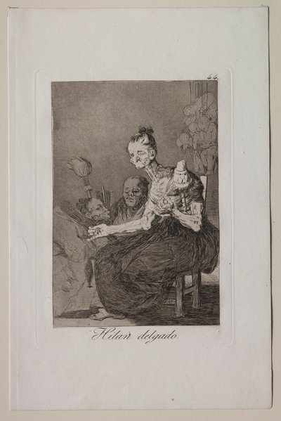 Caprichos: Finoman forognak alkotó: Francisco de Goya