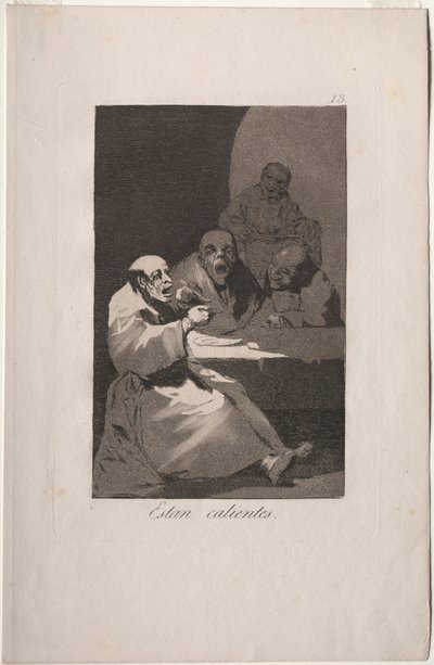 Caprichos: Dögösek. alkotó: Francisco de Goya