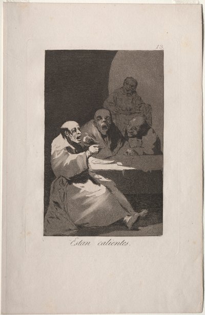 Caprichos: Dögösek.. alkotó: Francisco de Goya