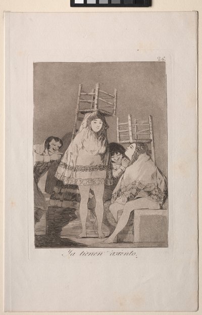 Caprichos: Már van ülőhelyük (azaz alul) alkotó: Francisco de Goya