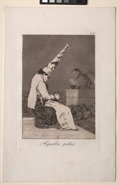 Caprichos: Azok a porszemek alkotó: Francisco de Goya