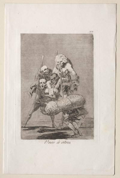 Caprichos: Mit tesz az ember a másikkal alkotó: Francisco de Goya