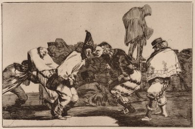 „Carnival Folly” (Disparate de carnaval), a „Los Disparates” sorozatból alkotó: Francisco de Goya