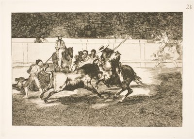 Az erős Rendon lándzsát döfött a madridi arénában alkotó: Francisco de Goya
