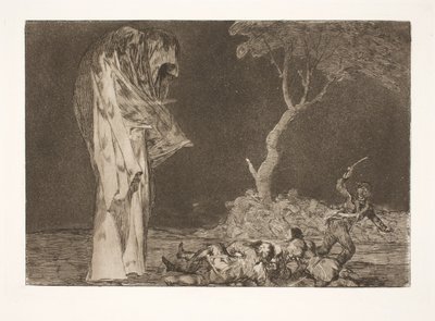 Az ostoba félelem (ne veszítse el hírnevét a félelem miatt) alkotó: Francisco de Goya