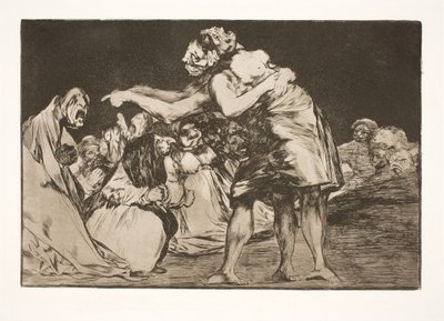 Az ostoba házasság (Aki férjhez akar menni, soha nem hagyja ki a lehetőséget, hogy erről meséljen) alkotó: Francisco de Goya