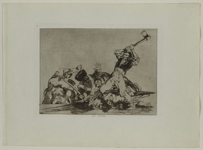 Disasters of War: Pl., 3, The Same Thing, 1810-1813. alkotó: Francisco de Goya