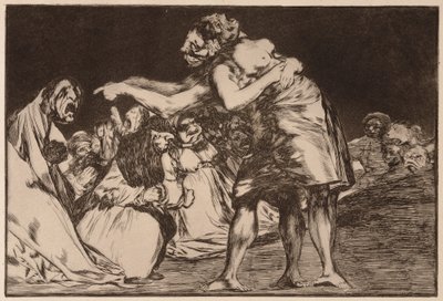 „Disorderly Folly” (Disparate desordenado), a „Los Disparates” sorozatból alkotó: Francisco de Goya