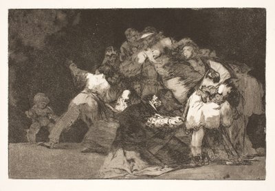 Ostobaság általában (A macska karmai és a bhakta ruhája / ahogy a bűnt gyakran az erény szokásaiba öltöztetik) alkotó: Francisco de Goya