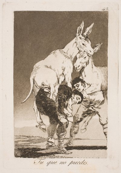 Aki nem tud, a hátamon kell vinnie alkotó: Francisco de Goya