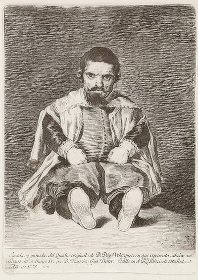 Egy törpe (Un Enano). 1778 alkotó: Francisco de Goya
