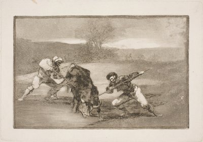 A gyalogos vadászat másik módja alkotó: Francisco de Goya