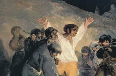 Madrid védőinek kivégzése, 1808. május 3., 1814 olaj, vászon, 507 részlet alkotó: Francisco de Goya