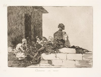 Hiábavaló panasz (54) alkotó: Francisco de Goya