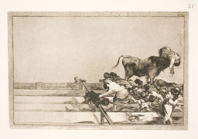 Szörnyű események a madridi aréna frontvonalában és Torrejon polgármesterének halála alkotó: Francisco de Goya