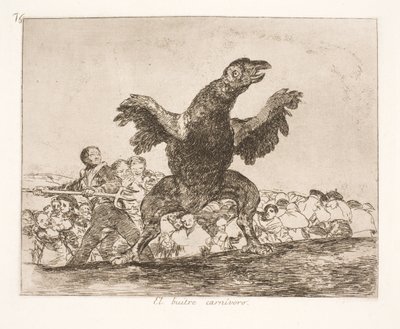 A keselyű (76) alkotó: Francisco de Goya