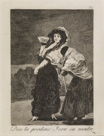 Isten bocsásson meg neki: A koldus az anyja volt alkotó: Francisco de Goya