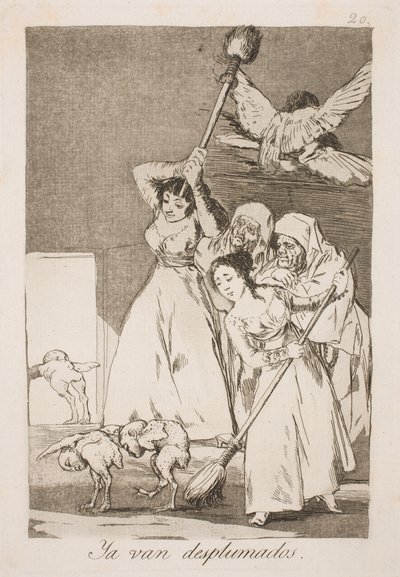Itt leszedik minden tollért alkotó: Francisco de Goya