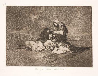 Mit sugall egyetlen csésze? (59) alkotó: Francisco de Goya