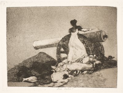 Micsoda hősiesség! (7) alkotó: Francisco de Goya