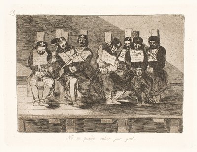 Senki sem tudja, miért (35) alkotó: Francisco de Goya