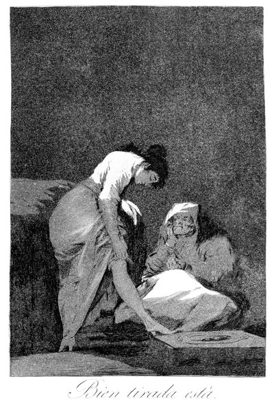 Szépen ki van feszítve, 1799 alkotó: Francisco de Goya