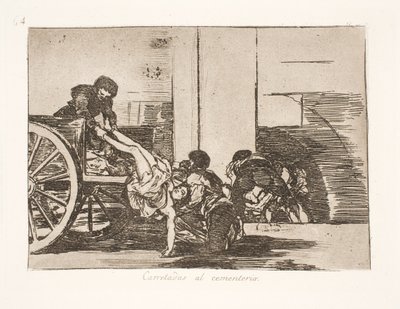 szekéren a temetőbe (64) alkotó: Francisco de Goya