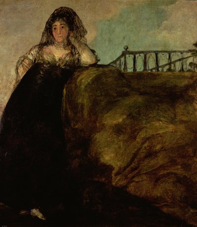 Leocadia Zorilla, a művész házvezetőnője, 1821 körül alkotó: Francisco de Goya