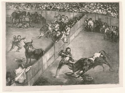 [A Bordeaux-i Bikák: A helyek felosztása] alkotó: Francisco de Goya
