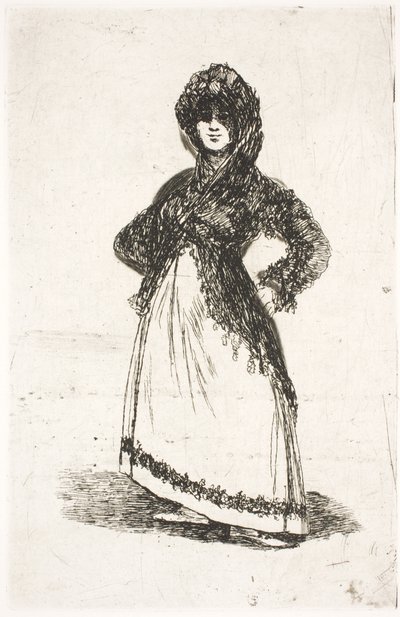 Maja, állva alkotó: Francisco de Goya