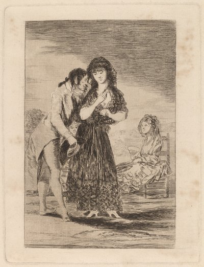 Ni asi la distingue (még így sem tudja kivenni) alkotó: Francisco de Goya