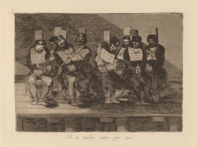 Nem lehet megmondani, miért (Nem lehet megmondani, miért) alkotó: Francisco de Goya