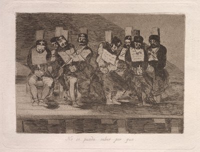 Nem lehet megmondani, miért (Nem lehet megmondani, miért) alkotó: Francisco de Goya