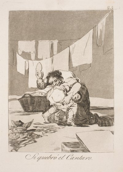 Amikor összetörted az üveget alkotó: Francisco de Goya