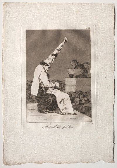 Nyolcvan szeszély: azok a polbok, 1793-1798. alkotó: Francisco de Goya